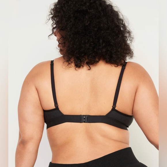 🆕 Old Navy Women’s Floral Mesh Bralette Top Bralette Bra Black Large L - Picture 6 of 14